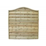 Decorative Verona Fence Panel 1.8m (h) x 1.8m (w) - Green Treated