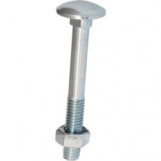 M6 x 70mm Coach Bolt to Suit Bolt Down Fence Post Support