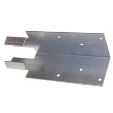 3" Mortice Type (Arris Rail to Post) Galvanised Bracket