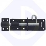 150mm Padbolt Galvanised Black 150mm Padbolt Galvanised Black
