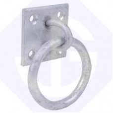 50mm Manger Ring on Plate Galvanised 50mm Manger Ring on Plate Galvanised