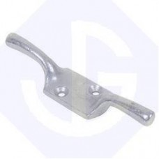 Cleat Hook Galvanised 4" BZP 2 Screw Holes
