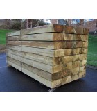 New Green Softwood Railway Sleepers New Green Softwood Railway Sleepers