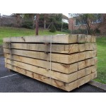 New Untreated Oak Railway Sleepers 200mm x 100mm x 2.4m New Untreated Oak Railway Sleepers 200mm x 100mm x 2.4m