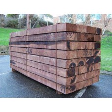 New Brown Softwood Treated Railway Sleepers 200mm x 100mm x 3.6m New Brown Softwood Treated Railway Sleepers 200mm x 100mm x 3.6m