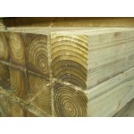 Softwood Treated Fence Post 100mm x 100mm - Green Treated