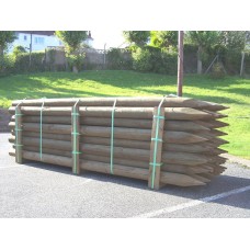 Green Treated Pointed End Stakes Green Treated Pointed End Stakes